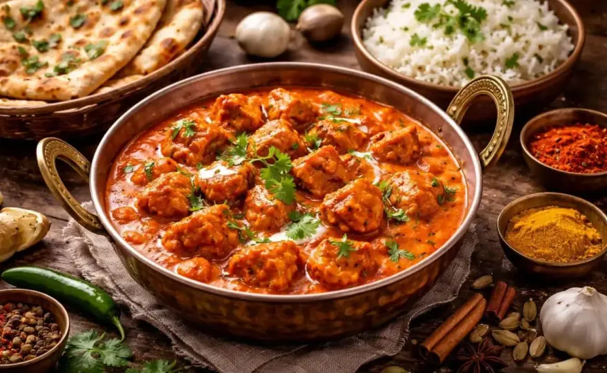 Grillad tikka masala med kyckling som blir riktigt saftig